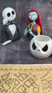 Disney | Disney The Nightmare Before Christmas Keychain Bag Clip Jack Sally Oogie Boogie Zero Collectible Decoration for Halloween Gift