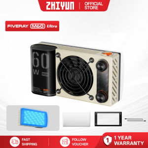 ZHIYUN Fiveray M60 Ultra Video Light 60W RGB Pocket Light | Photography Light | LED Fill Light | Studio Light | Camera Light