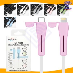 [COD] NANVAN NVN-PKD03 COVER SILIKON PELINDUNG UJUNG KABEL DATA CHARGER CASAN
