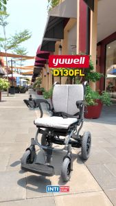 YUWELL - Kursi Roda Elektrik Travelling Lipat D130FL | Ultra Portable Wheelchair Flight-Friendly 288Wh Lithium Battery Listrik