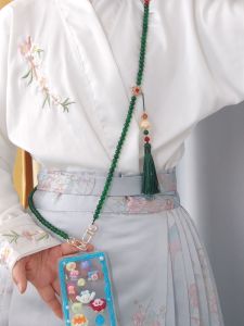 Dây Đeo Điện Thoại Du Lịch Kiểu Mới Phụ Kiện Điện Thoại Di Động Dây Đeo Chéo Dây Đeo Hạt Trang Trí Phụ Kiện Cao Cấp