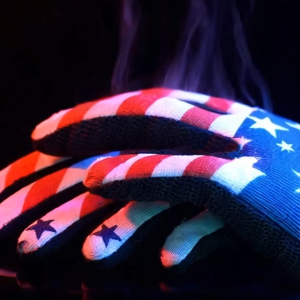 FUNTIMES American Flag Off road Motorcycle Gloves Touch Screen Full Finger Motorcycle Racing Gloves