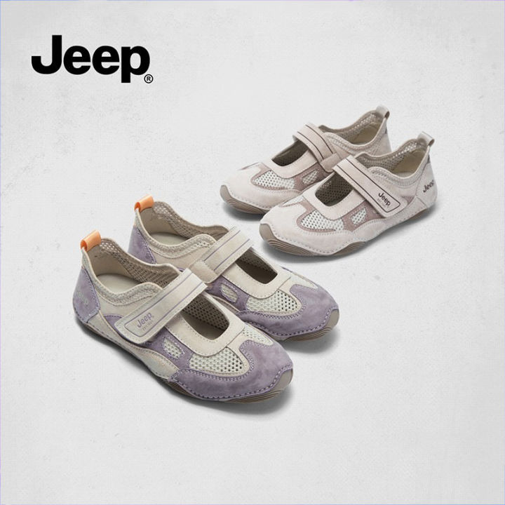 Jeep Mary Jane women's 2025 spring/summer new shallow flat shoes