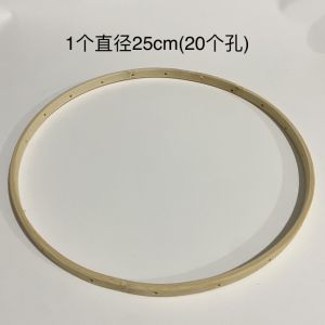 Creative Wind Chime Accessories Dream Catcher Holder Punched round Ring DIY Bamboo Circle Handmade Craft Material Home Decor