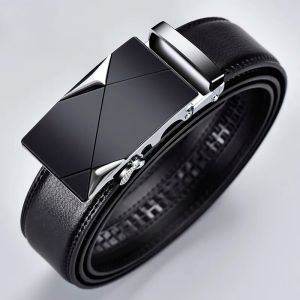 Belts Famous Brand Designer Belt Men Plus Size 130 140 150 160 170cm High Quality PU Leather Luxury Belts Metal Automatic Buckle