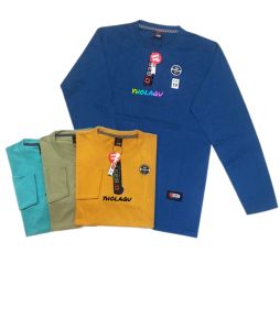 KAOS LENGAN PANJANG 3 pcs  PAKET KAOS DISTRO PRIA WANITA LENGAN PANJANG ISI 3 KAOS BRANDED TERBARU