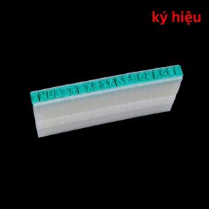 OUHOE | 1 Bộ Bảng Chữ Cái Tiếng Anh Chữ Cái & Số Con Dấu Cao Su Cho Thủ Công DIY Kết Hợp Miễn Phí Bộ Tem Các Loại