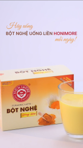 Bột nghệ uống liền Hộp 160g - Giúp hồi phục hệ tiêu hóa - Tốt cho sức khoẻ