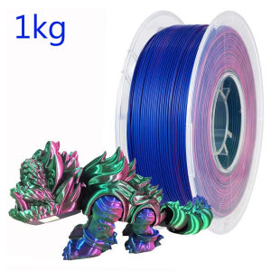 Sợi Nhựa PLA In 3D Ba Màu Tơ Tằm 1.75mm Xanh Dương Xanh Lá Đỏ 250g/500g/1Kg Đóng Gói Chân Không Vật Liệu In 3D