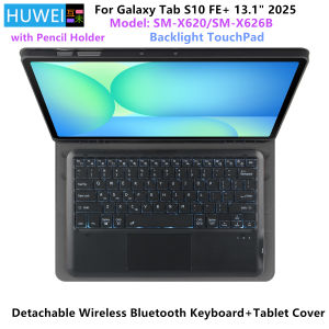 Magic Keyboard for Samsung Galaxy Tab S10 FE Plus 13.1 inch Case Funda for Tab S10 FE Plus FE+ 13.1" Tablet keyboard Cover Case