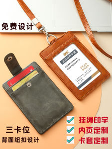 Lost Proof Work ID Card Holder Lanyard Equipped Multi-Card Slot Protective Sleeve for Campus Students And Business Use