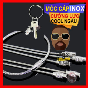 Móc Cáp Inox Khóa Dây Móc Khóa Dài 5cm Móc Đeo Thắt Lưng