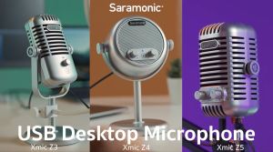 Saramonic xmic Z5 Máy tính để bàn USB Micro ngưng tụ cardioid Micro phòng thu cho chơi game ghi âm trực tuyến podcasting PC Máy tính bảng Android máy tính Youtube tiktok