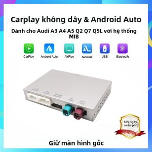 Giao Diện Không Dây AUTOABC CarPlay Android Auto Dành Cho Audi A3 A4 A5 Q2 Q7 Q5L 8V AirPlay Mirror Link Camera Đa Phương Tiện