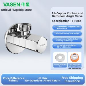 WEIXING NEW MATERIAL | All Copper Thickening Switch Valve for Kitchen and Bathroom 1/2 Inch