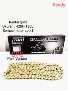 Rantai rante roda gold 428 H-140L crf klx d traker trail sport  dll