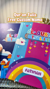 Quran Tulis Custom Nama Juz 30 29 28 Follow The Line Untuk Pemula Cara Cepat Menulis Mushaf Quran