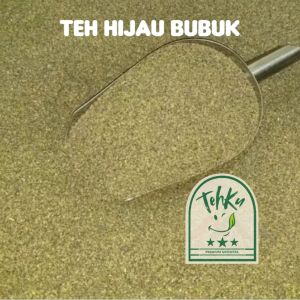 Teh hujau bubuk asli tanpa campuran tanpa pengawet cocok untuk bikin es teh hijau