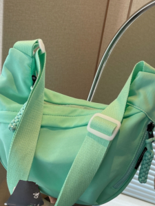 Summer Candy Colored Nylon Dumpling Shaped Shoulder Bag Large Capacity Womens Crossbody Satchel Casual Style Single Zipper