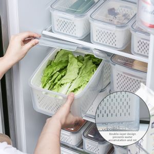 MEISITEKEKE | Drainable Refrigerator Food Preservation Box