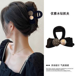 Elegant Pearl Hair Clip for Women Small Butterfly Knot Shark Bite Hair Clip Autumn Winter Hair Accessories Hair Grips