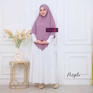 Jilbab Bergo Malay/khimar Jumbo non Pet /Hijab Tanpa Pet Crinkle Airflow