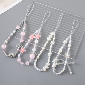 Dây Đeo Điện Thoại Love Pearl Bow Vòng Đeo Tay Hợp Thời Trang Dây Đeo Điện Thoại Di Động Nguồn Gốc Không Chứa Hóa Chất Đáng Lo Ngại Nhất Trung Quốc Đại Lục