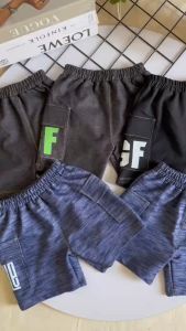 Quần đùi túi hộp thun cotton giả jean cho bé mặc đi học đi chơi từ 10-38kg