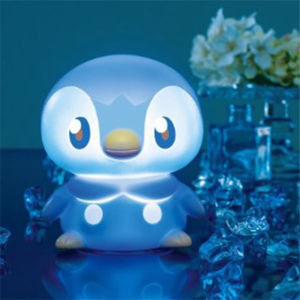 Original Pokemon Figures Night Light Pikachu Piplup Model Bedside Lamp Soft NightLight Desktop Decoration Glowing Toys Small Gif