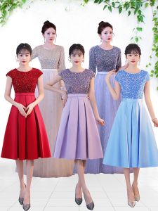 New Adult Womens Long Skirt Performance Outfit Red Song Competition Recitation Host Student Chorus Performance Clothes
