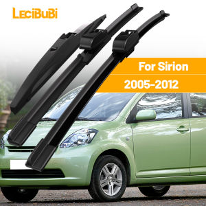 For Daihatsu Sirion 2005-2012 1set Front & Rear Windshield Wiper Blades Windscreen Wipers 2006 2007 2008 2009 2010 2011