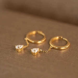 S925 Bạc Kim Tua Rua Waterdrop Bông Tai Nữ Thanh Lịch Cao Cấp Cảm Giác Tai Trang Sức Thời Trang Mới 2024 Mẫu Cặp