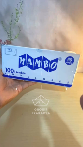 Amplop Mambo Besar Big Putih Envelope Paper Kondangan Sunat Uang Kertas Surat Stationery Polos Saku Nikahan White Random Isi 100 Lembar Per Kotak Sekotak Bahan Kertas Sangu Angpau Saku Hadiah Doorprize Warna Murah Termurah Grosir Prakarya Malang