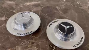 Logo chụp mâm ốp lazang bánh xe ô tô Maybach G010 - Chất liệu nhựa ABS cao cấp