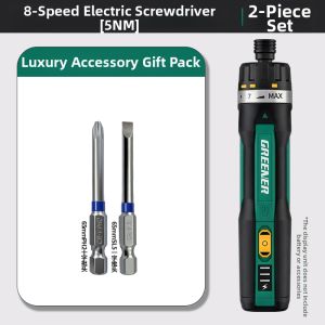 Cordless Rechargeable Adjustable Torque Multifunction Lithium Powered Screwdriver Set