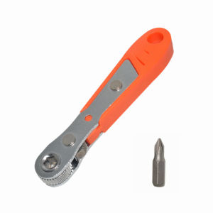 1 Set Hexagon Ratchet Spanner with Screwdriver Bit: The Perfect Household Handle Repair Wrench for Car and Vehicle Maintenance