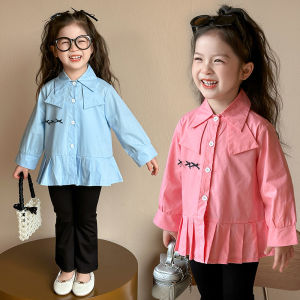 เด็กผู้หญิงฤดูใบไม้ผลิฤดูใบไม้ร่วงเสื้อผ้าชุด Tops & Bottoms Bell-bottoms Flare กางเกงกางเกงเด็กวัยหัดเดินเสื้อเสื้อ