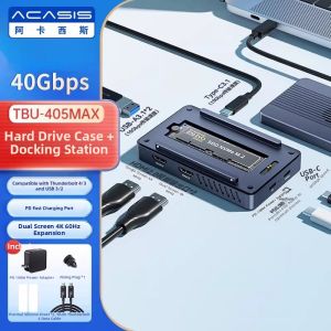 Acasis | Thunderbolt 3/4/5 Compatible M.2 NVMe SSD Case Type-C Interface