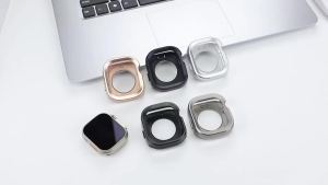 Vỏ Bảo Vệ Khung Kim Loại Cho Apple Watch Ultra/SE/Series 8/7/6/5 - Tương Thích Với iWatch 49mm 45mm 44mm 40mm 41mm