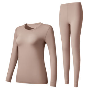 CarbinKoneer | ชุดชั้นในผู้หญิง CarbinKoneer ฤดูใบไม้ร่วง ป้องกันความร้อน ชั้นในบาง อุณหภูมิคงที่ ความยาวปกติ เส้นใยโมดอล ขนแกะโพลีเอสเตอร์