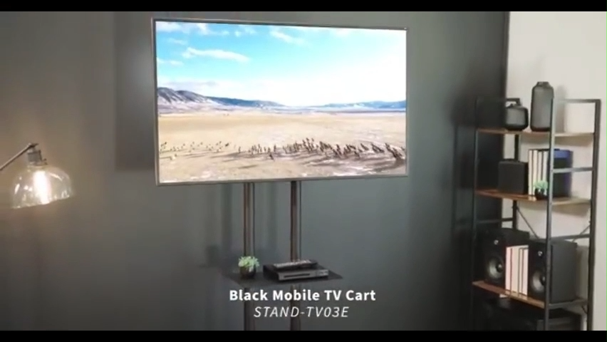 【SG STOCK】32‘’-72‘’inch Mobile LCD TV Stand Vertical TV Trolley Stand Adjustable Floor Standing TV Mobile Cart