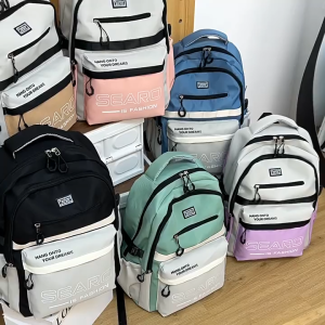 School Bag For Girl Boy Middle High School Backpack Teenage Large Capacity Fashion Student Backpack