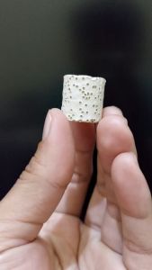 Bioring Pori Atau Bio Ring Polos Keramik 500 Gr Untuk Media Filter Aquarium Rumah Bakteri Aquascape