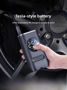 HELLOLEIBOO | Portable Wireless Electric Car Tire Inflator