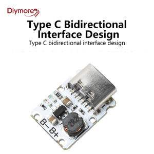1/3/5PCS DC 5V Charge/Discharge Module Mini Li-ion Battery Charging Module Boost Power Supply Board with Protection Type C 1.2A