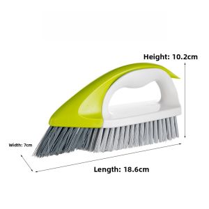 Bathroom Hard Bristle Floor Brush Tile Cleaner Toilet Wall Gap Cleaning Tool Bathroom Household Essential Floor Brush