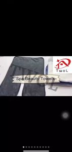 TWOL 1pcs 50x40CM U Shape Esthetician Face Facial Towel Salon Beauty Spa Facial Towel Microfibre Reusable