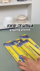 Kikir Segitiga Gagang Plastik CPT National Ukuran 4" 5" 6" Slim Taper Saw Files Pengasah Gergaji Kayu Kikir Slim