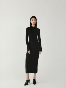ICICLE | Easy-care Fine Wool Long Dress