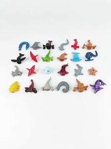 Bandai | 24pcs Subnautica Sea Eater Monster Figure Leviathan Figures Decoration Bloop Gran Maja Model Doll Ornament Toy Halloween Gifts
